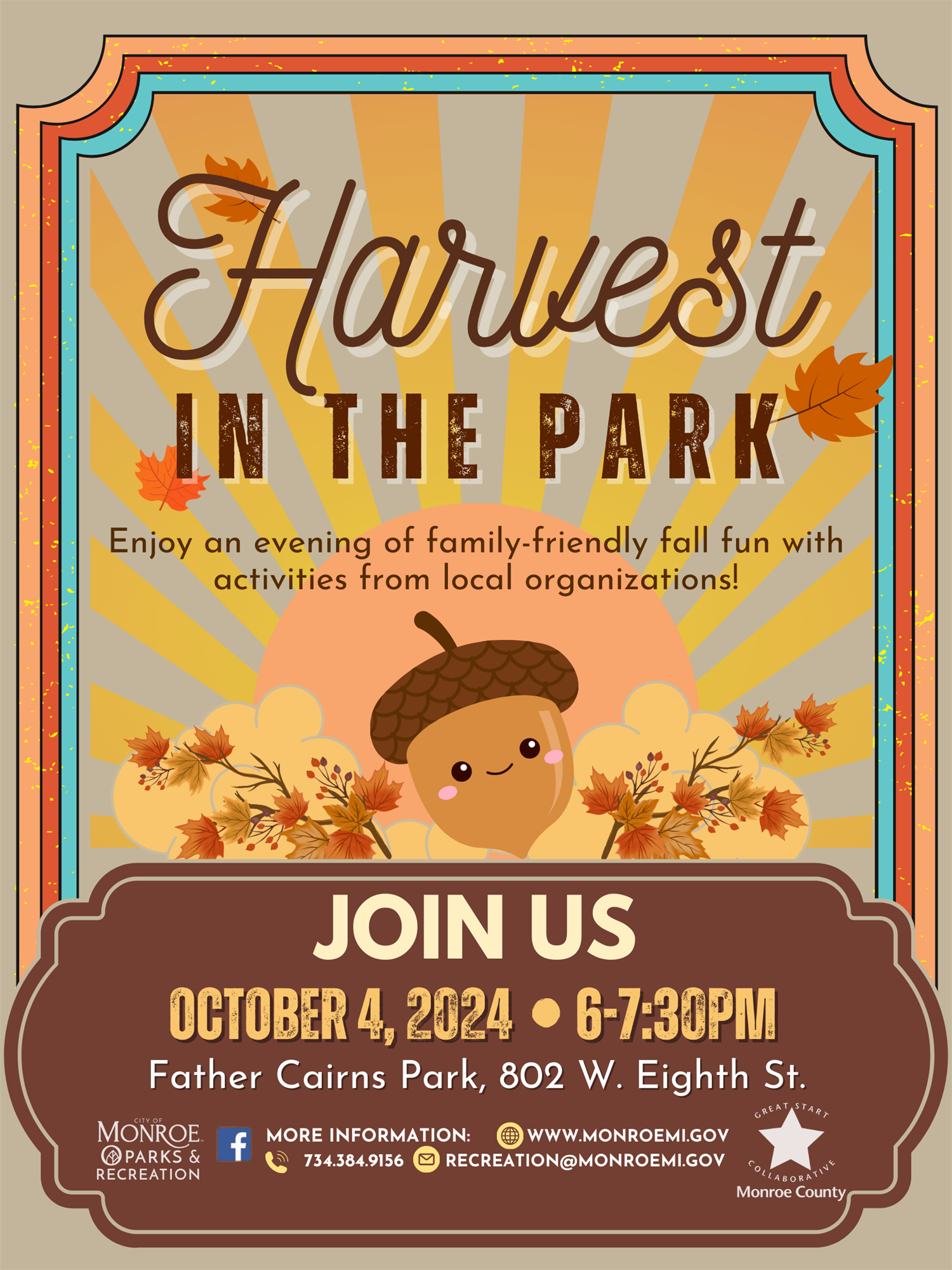 Harvest in the Park Poster 09.11.2024